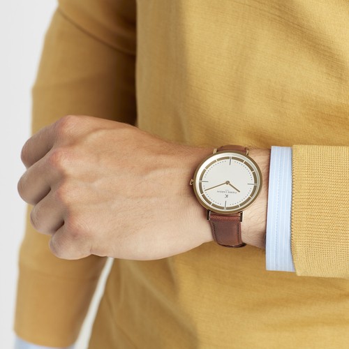 NUOVA Orologio Pierre Cardin Uomini Marrone Belleville Park CBV.1031 - Imagen 7 de 8