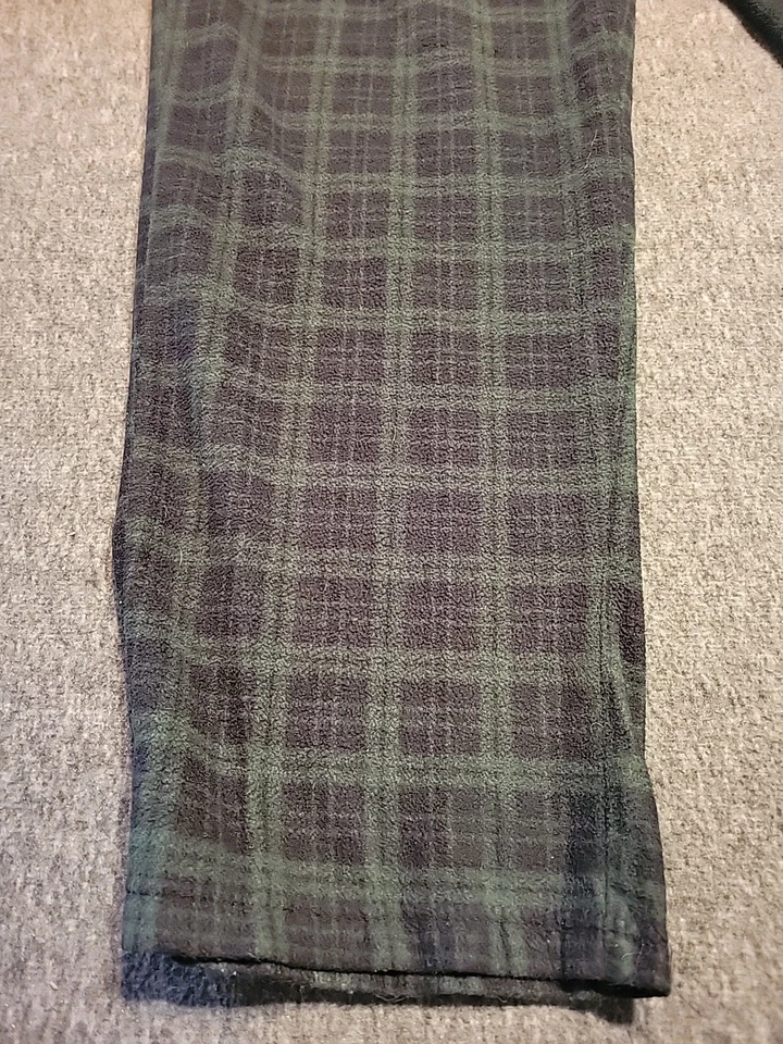 Pijama Stafford Ropa de dormir Polar Pantalones de salón Para hombres Talla XL Verde A Cuadros Acogedor  Foto 4 de 4