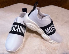Moschino White Sneakers Size 39