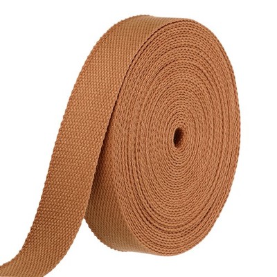 1.3 Inch 11 Yards Cotton & Polyester Strap, Brown General Purpose