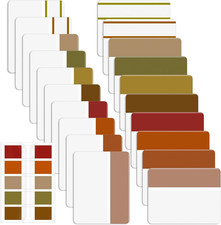 - Sticky Index Tabs, 500 Pcs, 21 Sets, Earthy Writable Colored Pages Markers L
