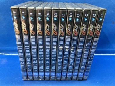 Initial D Fourth Stage Complete DVD Set All 12 Volumes