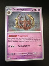 Brambleghast #47 uncommon Phantasmal Flames Near mint Condition Pokemon Card