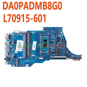 For HP 14-DQ Laptop Mainboard DA0PADMB8G0 L70915-601 SRGKF i3-1005G1 Tested OK *