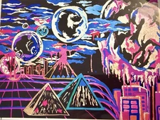 5x7 Print Original Artwork Vaporwave Surrealism