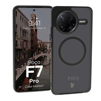 HandyhüLle Mit Magnetring FüR Xiaomi Poco F7 Pro Bizon Case Cover GetöNt-Schwarz
