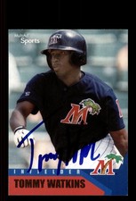 Signed Baseball Card Auto Tommy Watkins 2002 MultiAd Fort Myers Miracle