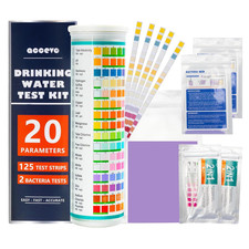 20 in 1 Drinking Water Test Kits, 125 Strips for Well, Tap, Home, City Water