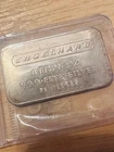 Vintage US 1980s Engelhard Bar (1) One Troy Ounce 999 Fine Silver #PA16522