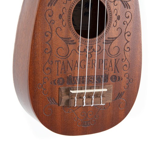 Ukulele - Pineapple Ukulele Manoa K-pa-whisky - Soprano - Sapelli Satinato