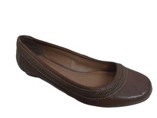 FOOTGLOVE BROWN FLAT LADIES SHOES UK 5- EUR 38