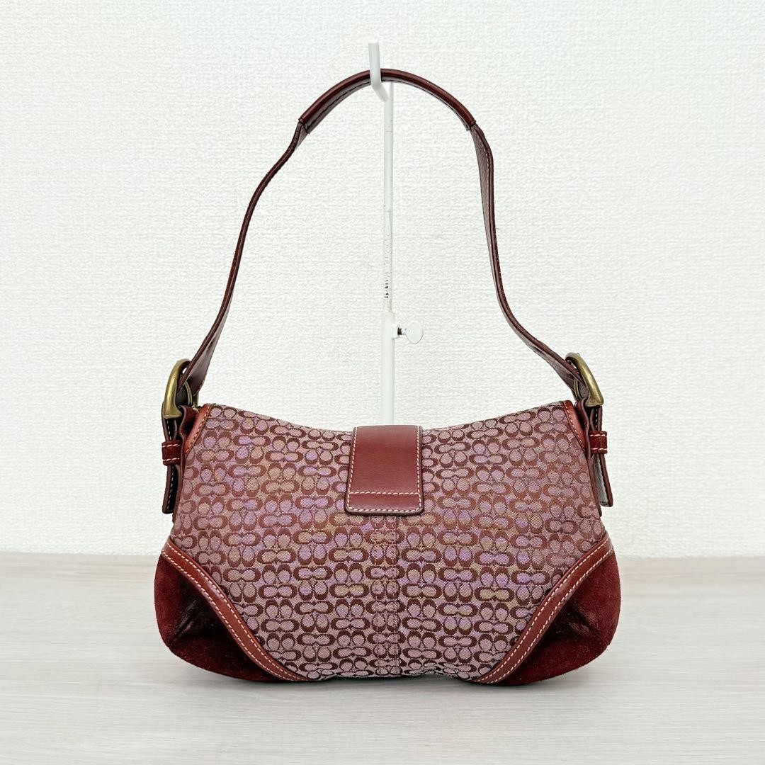 バッグ Coach Signature Mini Soho Bag Wine Red 💌SOLD💌 Coach Red Signature Small Soho 🐆🍒 $465 free