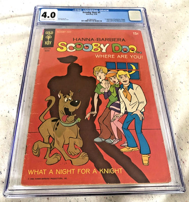 Scooby Doo #1 CGC 4.0 Gold Key 1970 1st appearance Key Bronze Age First Comic