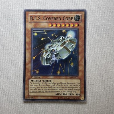 YuGiOh B.E.S. Covered Core Super Rare 1st Edition SOI-EN013