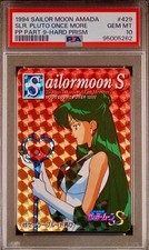 POP 1 PSA 10 Sailor Pluto 1994 Amada Sailor Moon PP Hard Prism Holo Refractor