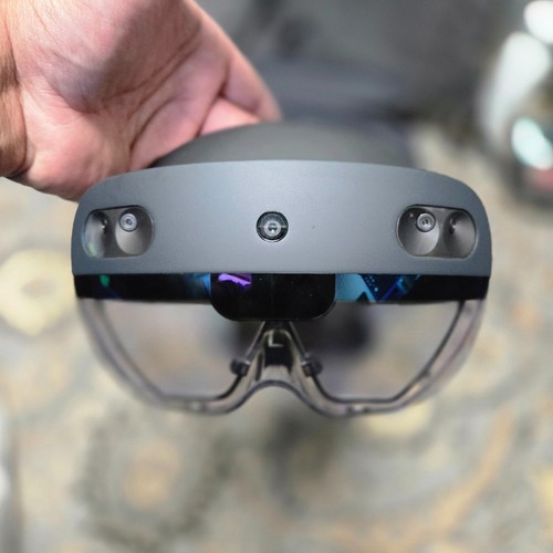 Microsoft NJX-00001 HoloLens 2 Smart Glasses VR Headset Device-Black ...