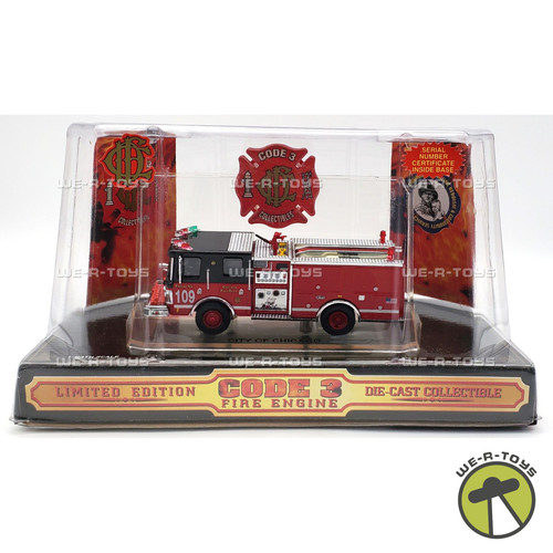 Code 3 Collectibles City of Chicago Die Cast Fire Engine 109 Ltd Ed #12316 - Picture 1 of 8