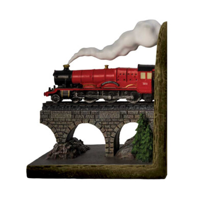 The Bradford Exchange Bookend Collection #1 'Steam Locomotive' Illuminated  5