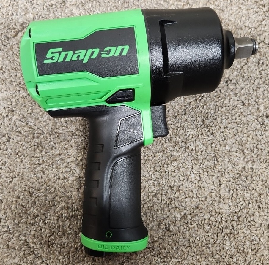 Snap-on™•1/2 Inch Heavy Duty Air Impact Wrench PT850 Green New!