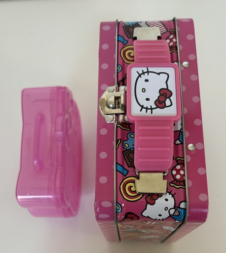 Sarnio HELLO KITTY mouse Joey LOT ~Candy Theme" Tin Lunchbox 2014+Storage/Purse - Picture 5 of 14