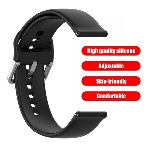Silicone Soft Smart Watch Strap Smartwatch Belt for Amazfit (Black) - Zdjęcie 4 z 12