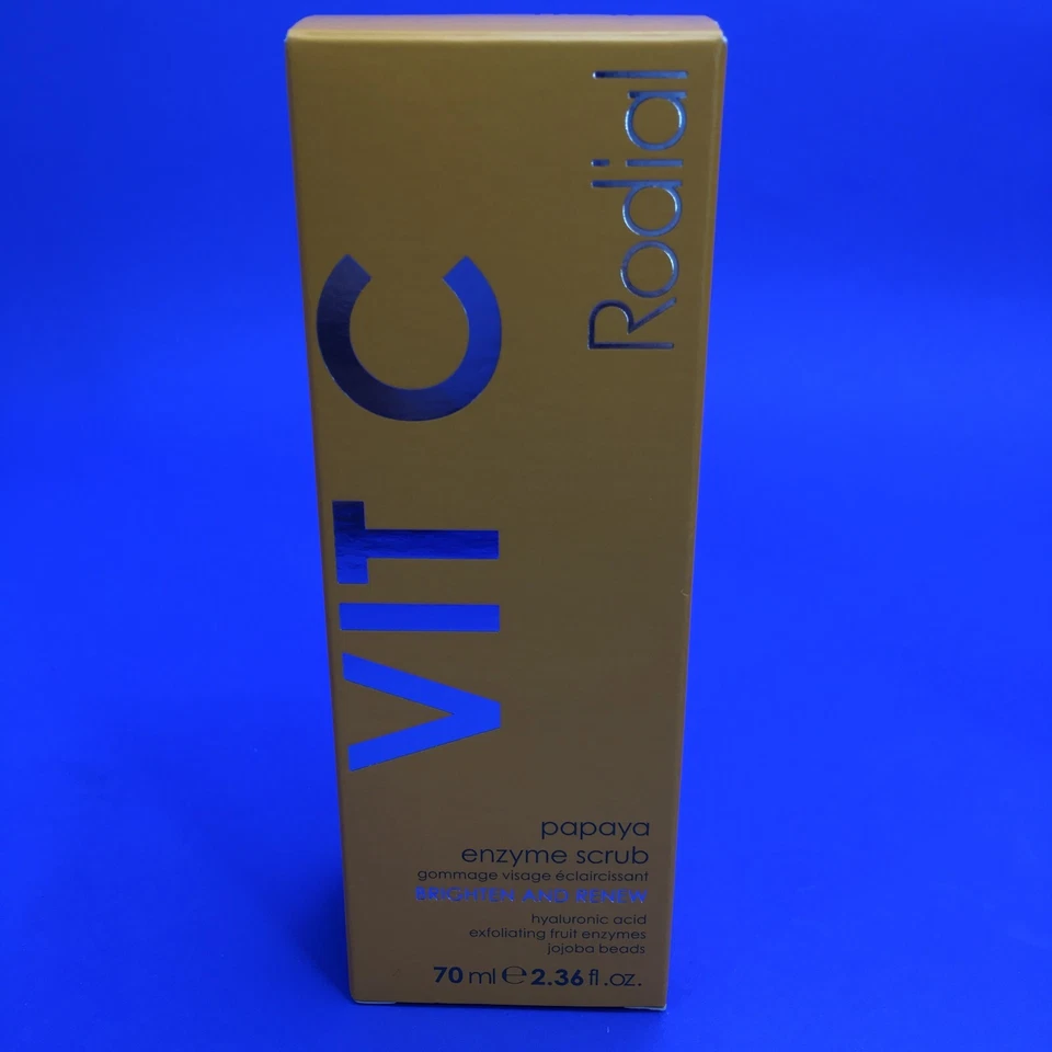 Exfoliante enzimático de papaya Rodial Vit C iluminar y renovar 2,36 oz Foto 2 de 4