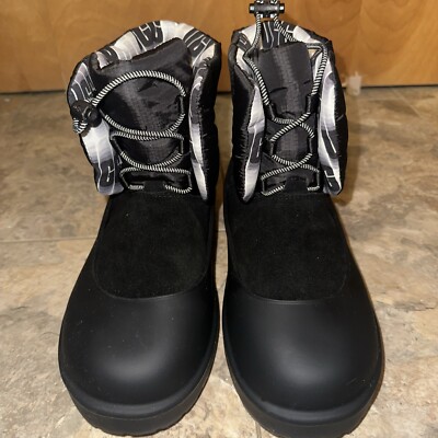 UGG Classic Maxi Toggle Cold-Weather Black Boots Size US 7Women /SN 1130670