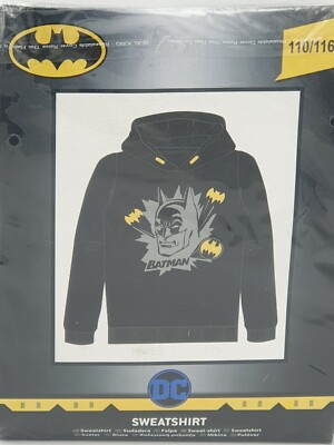 *NEW* DC Comics Batman Sweatshirt Jumper Size 98/104 110/116 Pullover