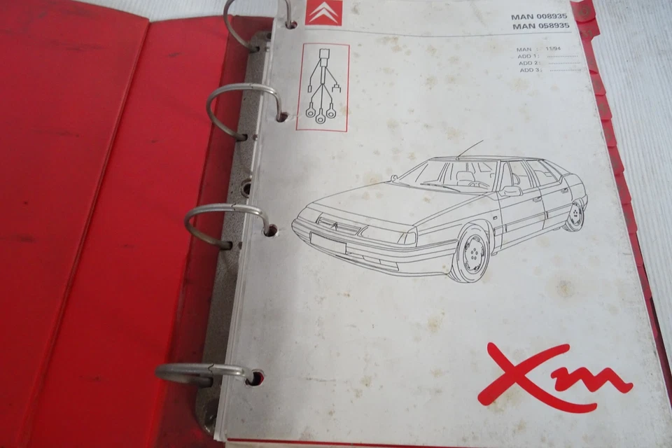 manuale officina Citroen XM 1989 catalogo impianto elettrico motore radio - Immagine 3 di 4