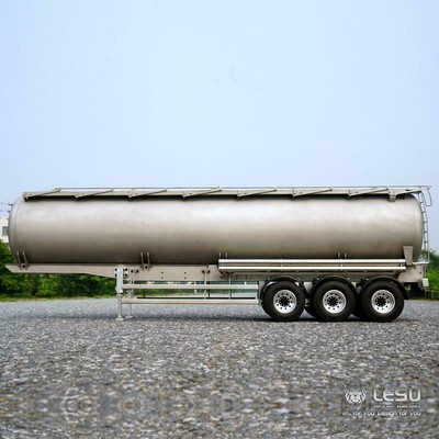 LESU Metal 40ft Oil Tank Gas-tanker Semi Trailer 1/14 RC Tractor Truck Tamiye