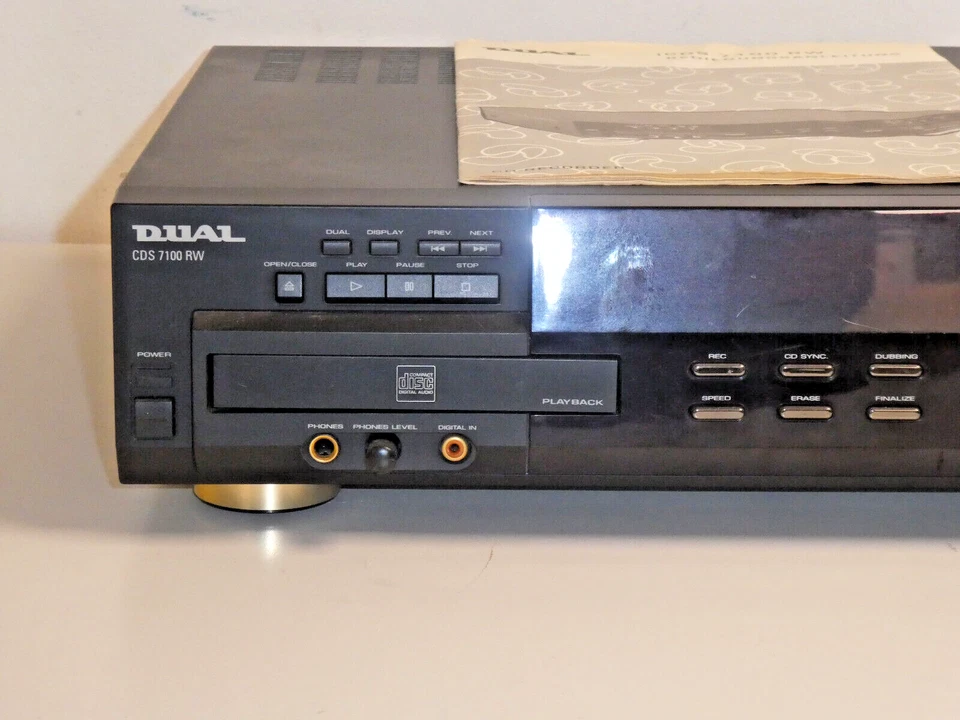 DUAL CDS 7100 RW CD-Recorder mit Doppel-Laufwerk, serviced, BDA 2 Jahre Garantie - Bild 2 von 4