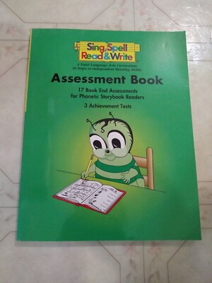 Sing Spell Read and Write Assessment book NEW | eBay