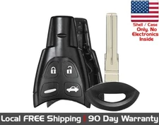 1x New Quality Replacement Key Fob Remote SHELL / CASE For Select SAAB Vehicles