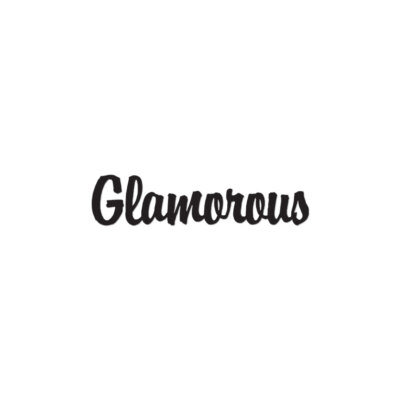 Glamorous - Vinyl Decal Sticker - Multiple Color & Sizes - ebn1240