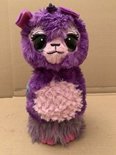 Purple Hatchimals Llamacorn TOY Extend Neck Talking  Changing Eye Lights Large