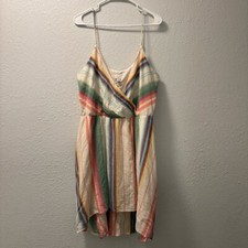 New Day striped hi lo dress XL