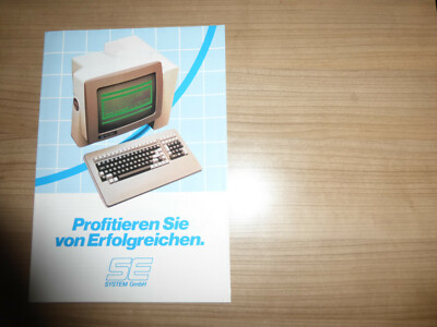 SE System GmbH TeleVideo-Bildschirmterminal ca.1985 Katalog Broschüre Rarität 