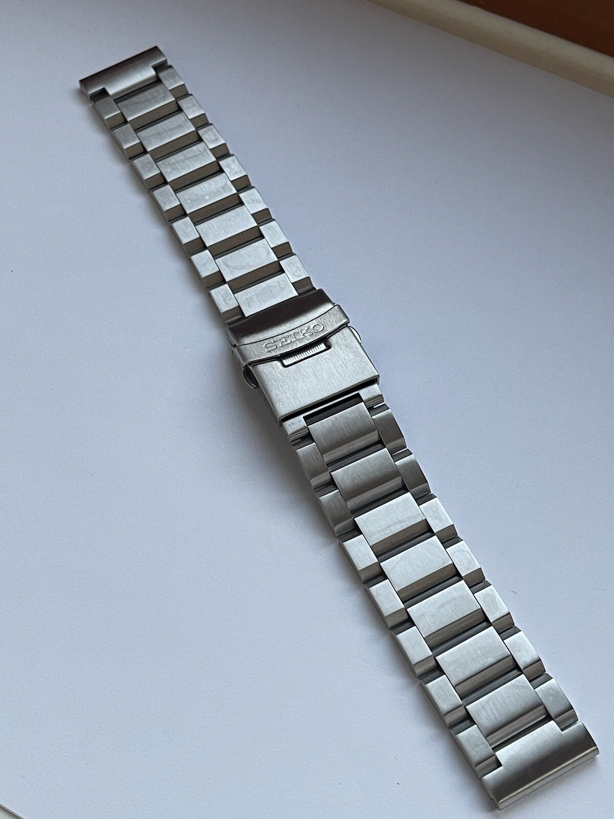 SEIKO 20mm OYSTER Style Heavy Bracelet stainless steel Seiko watch strap image 5
