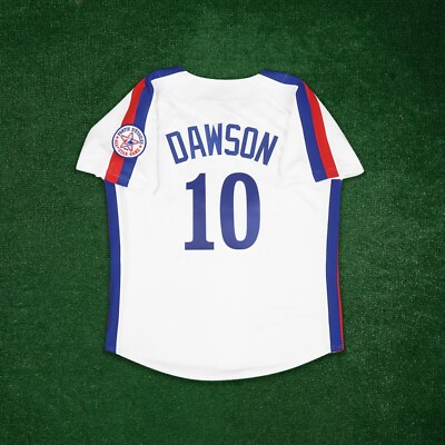 Andre Dawson 1982 Montreal Expos Cooperstown Men's Home Jersey w/ All Star Patch