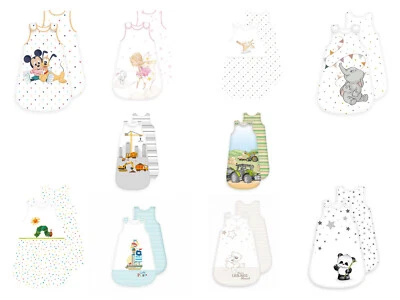 HERDING Premium Baby Schlafsack Baumwolle 70 90 110 cm verschiedene Motive Babydecke