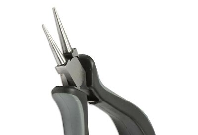 Pliers, 1 Beadsmith Ergonomic Round Nose Pliers to Create Coils, Loops & Twists