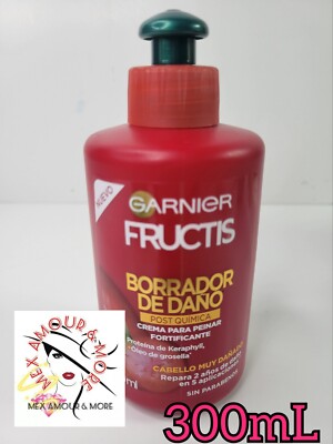 4 PACK GARNIER FRUCTIS BORRADOR DE DANO LEAVE-IN CONDITIONER 300 mL c/u Cabello 