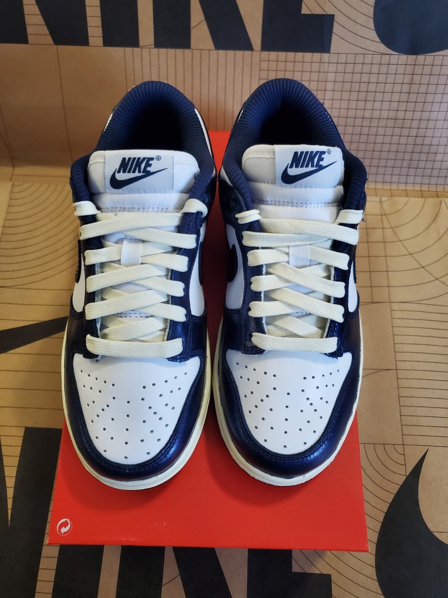 Nike Dunk Low PRM Vintage Navy FN7197-100 Women's Size 5 Nike Dunk Low PRM Vintage Navy FN7197-100 Women's Size 5