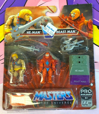 Mega Construx He Man Vs Beast Man MOTU 2019 Minor Package Damage New
