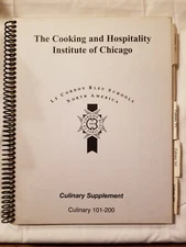 VINTAGE Cooking & Hospitality Institute Of Chicago Le Cordon Bleu VERY RARE