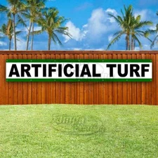 ARTIFICIAL TURF Advertising Vinyl Banner Flag Sign LARGE HUGE XXL
