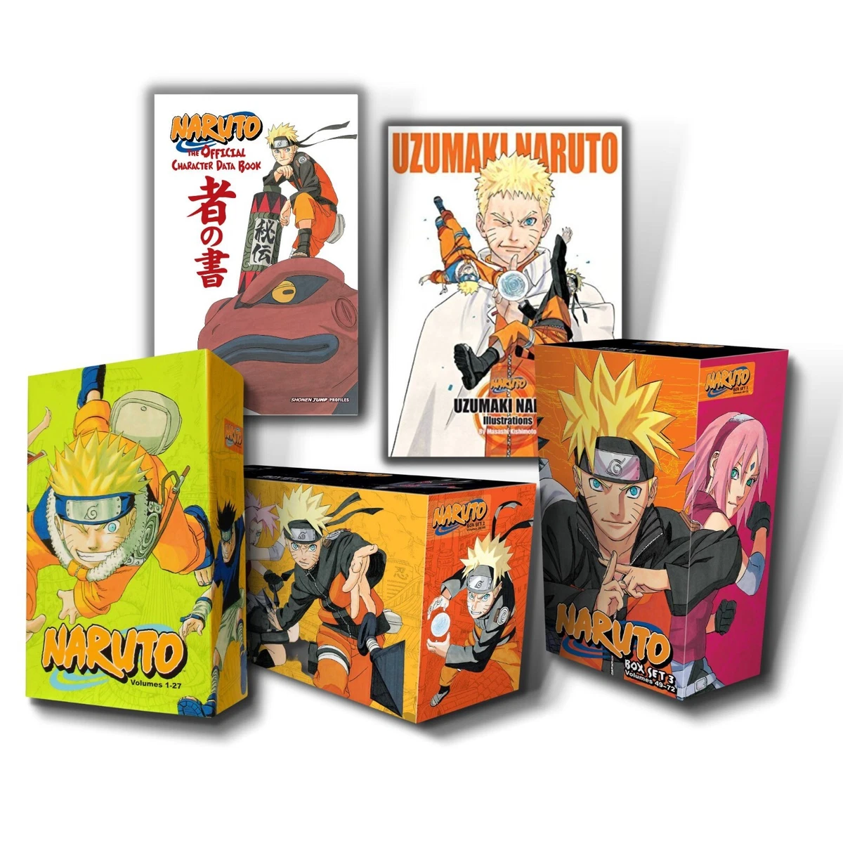 Naruto Manga Box Set 1  Manga box sets, Graphic novel, Boxset