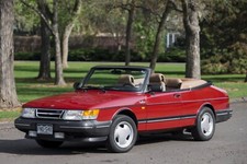 1989 Saab 900 Turbo Convertible 5-Speed | 24x36 inch POSTER | vintage classic