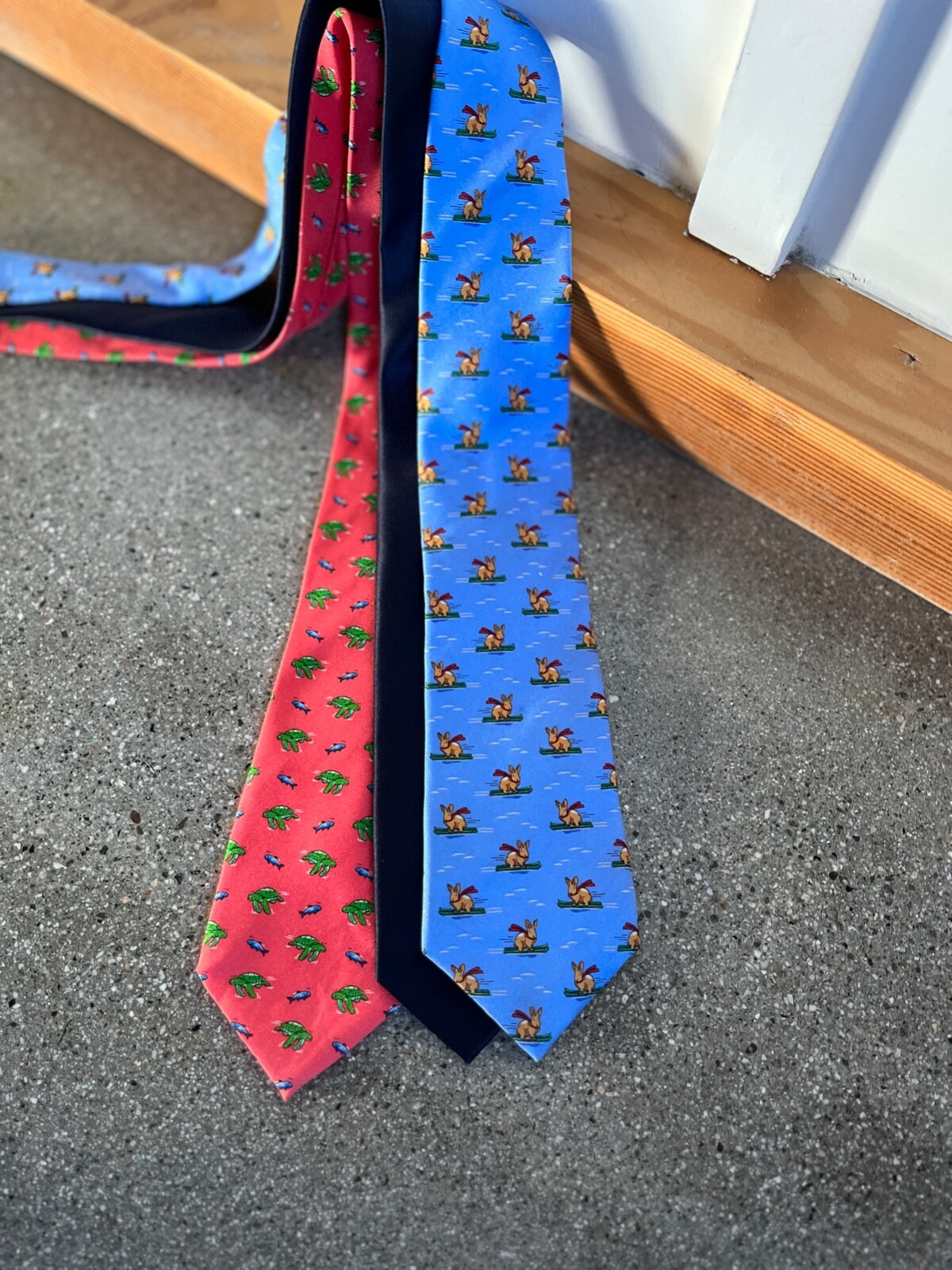 Lot of 3; Boy's Neckties Vineyard Vines and Bird Dog Bay Ties