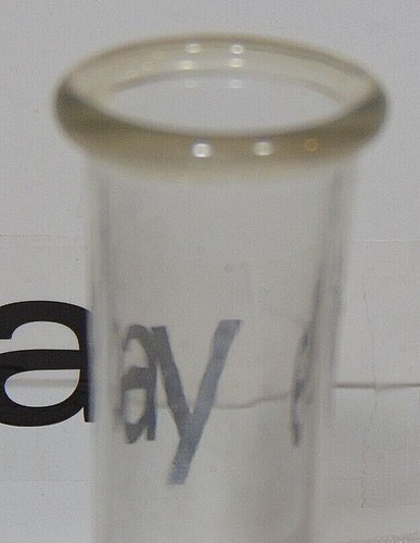 Vaso Frasco de Vidrio Laboratorio K EXAX De Colección Buchner Pyrex Laboratorio Antiguo Tubo de Vástago - Imagen 4 de 5